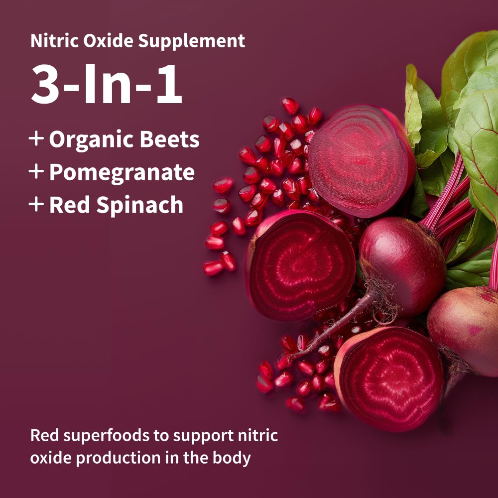 Snap Supplements USDA Organic Beet Root Powder, 3-in-1 Nitric Oxide Supplement Snap Supplements buy supplements canada