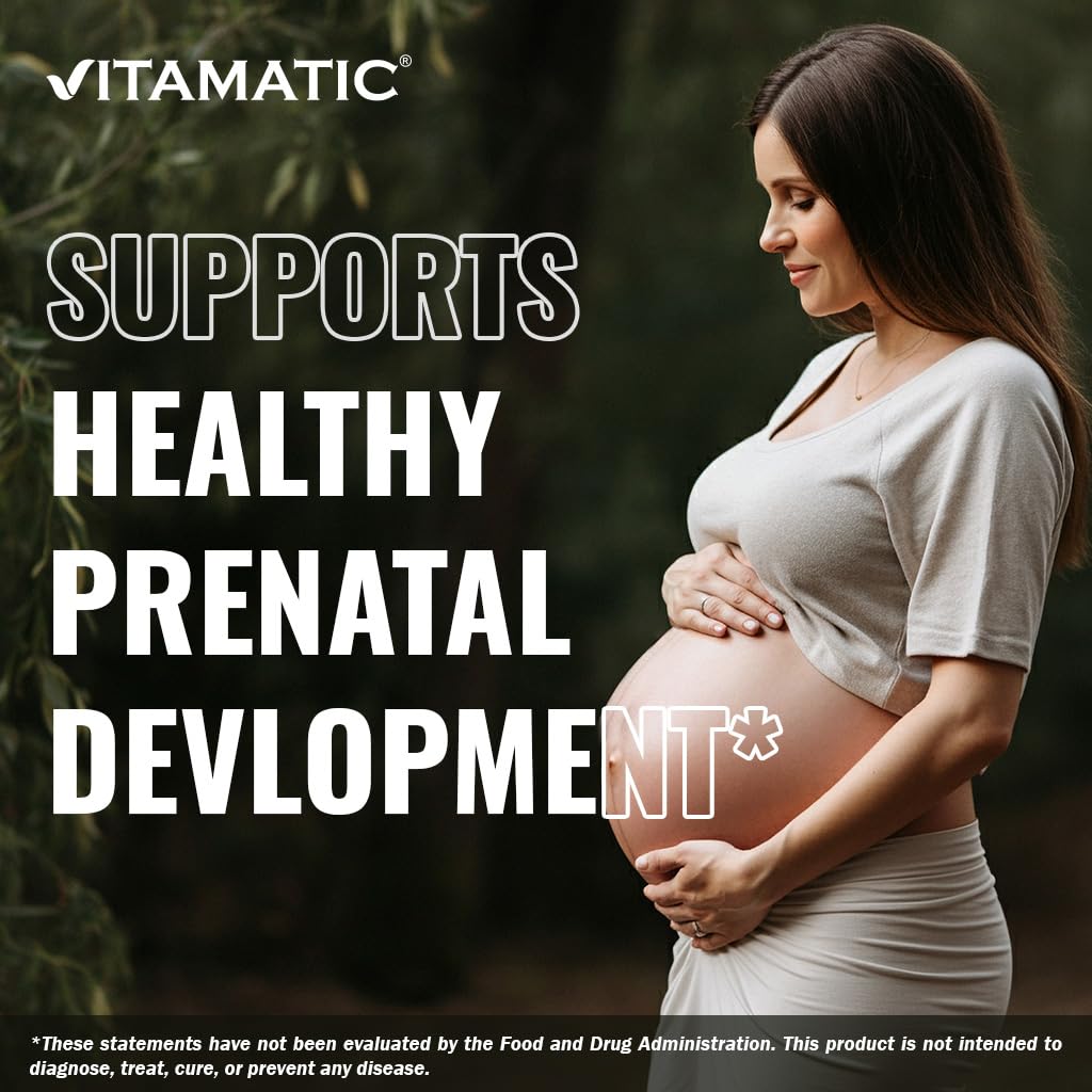 Vitamatic Folic Acid 1000 mcg (1 mg) - Vegetarian Tablets - 1667 mcg DFE - Vitamin B9 (240 Count (Pack of 1)) Vitamatic buy supplements canada