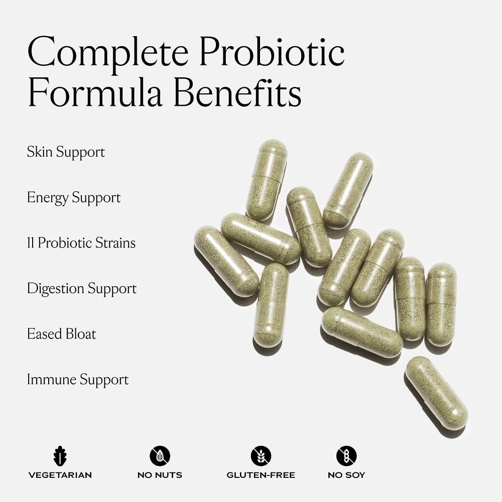 SAKARA Complete Probiotic - Prebiotics and Probiotics for Women Digestive Health Supplements, Supports Bloating, Immune System & Skin Radiance, Gut Health for Women with 3 Billion CFU's - 180 Capsules SAKARA buy supplements canada