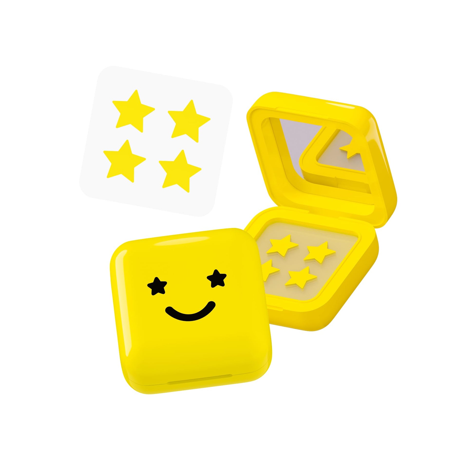 Starface Hydro-Star Pimple Patches + Big Yellow Compact, Clinically Proven Spot Shrinking in 6 Hours, Absorb Fluid and Reduce Redness, Hydrocolloid, Vegan and Cruelty-Free Skincare (32 Count) Starface World buy supplements canada