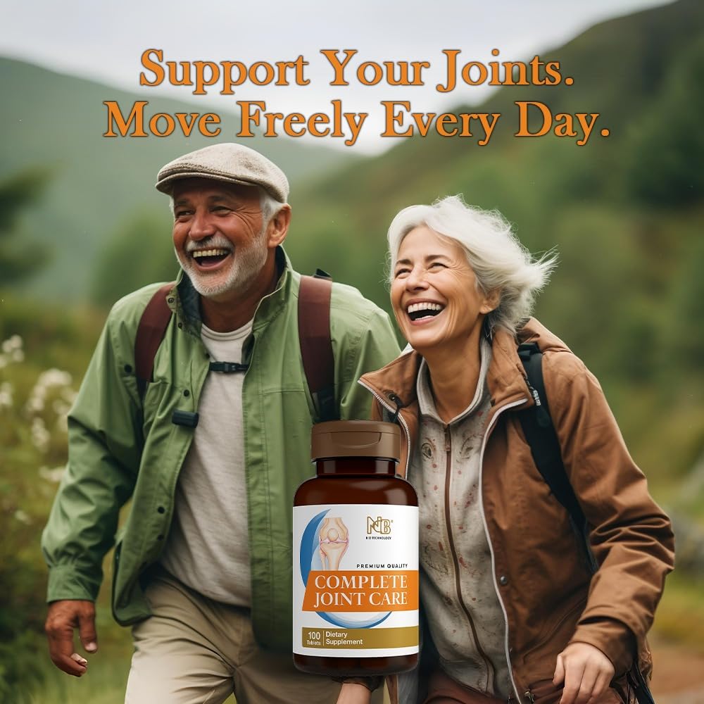 Glucosamine Chondroitin MSM Complete Joint Care Supplement | Glucosamine HCl, Chondroitin, MSM, Boswellia & Ginger | Supports Joint Mobility & Flexibility | 100 Tablets NCB NCB TECHNOLOGY buy supplements canada