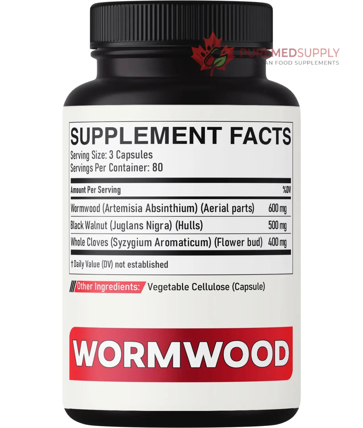 DEDICAD Sweet Wormwood Capsules 1500mg with Black Walnut & Cloves - 240 Vegan Capsules - Artemisia Annua Supplement for Immunity DEDICAD buy supplements canada