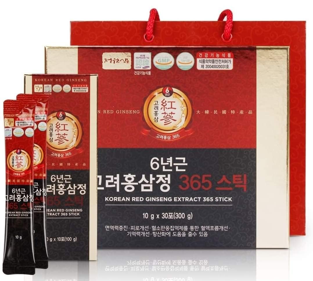 6 Years Red Ginseng 365 Stick Korea ginseng buy supplements canada