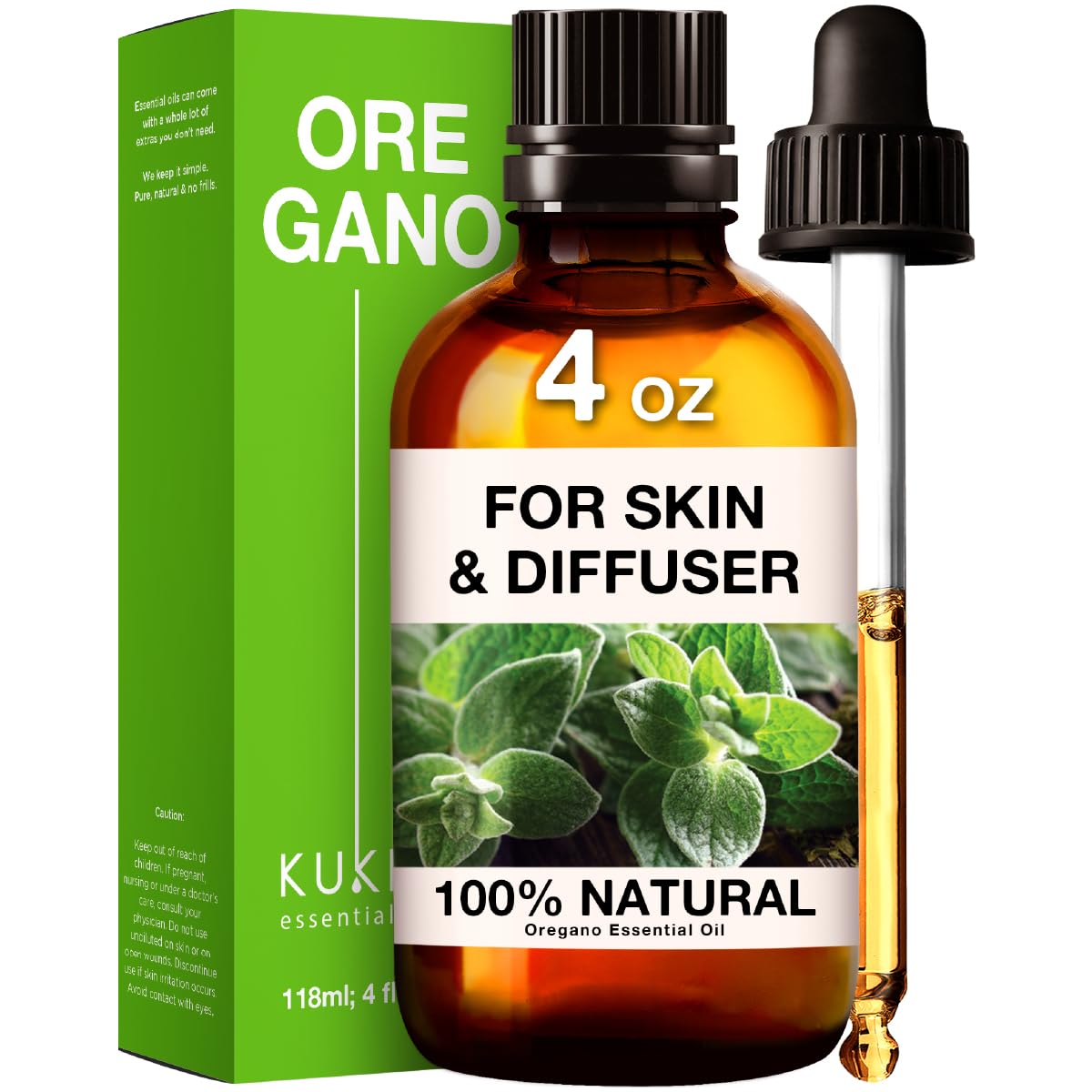 KUKKA Oregano Oils - Natural Oils (4 fl oz) KUKKA essential oils buy supplements canada