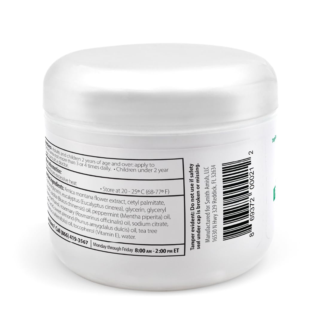 Smith Amish Arthritis Cream. Soothing and Cooling. 4.5 oz jar Smith Amish buy supplements canada