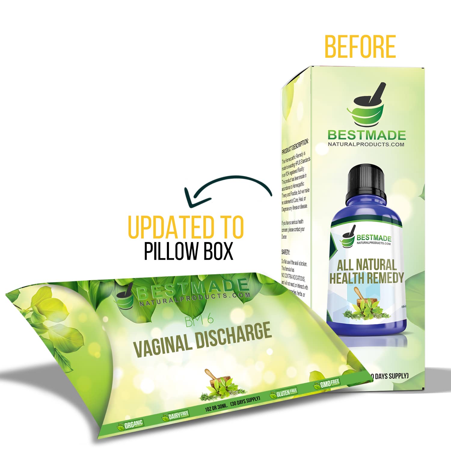 Vaginal Discharge BM6 - Natural Remedy for Leucorrhea, Unusual Vaginal Discharge & Odor, Helps Relieve Bestmade Naturalproducts.com buy supplements canada