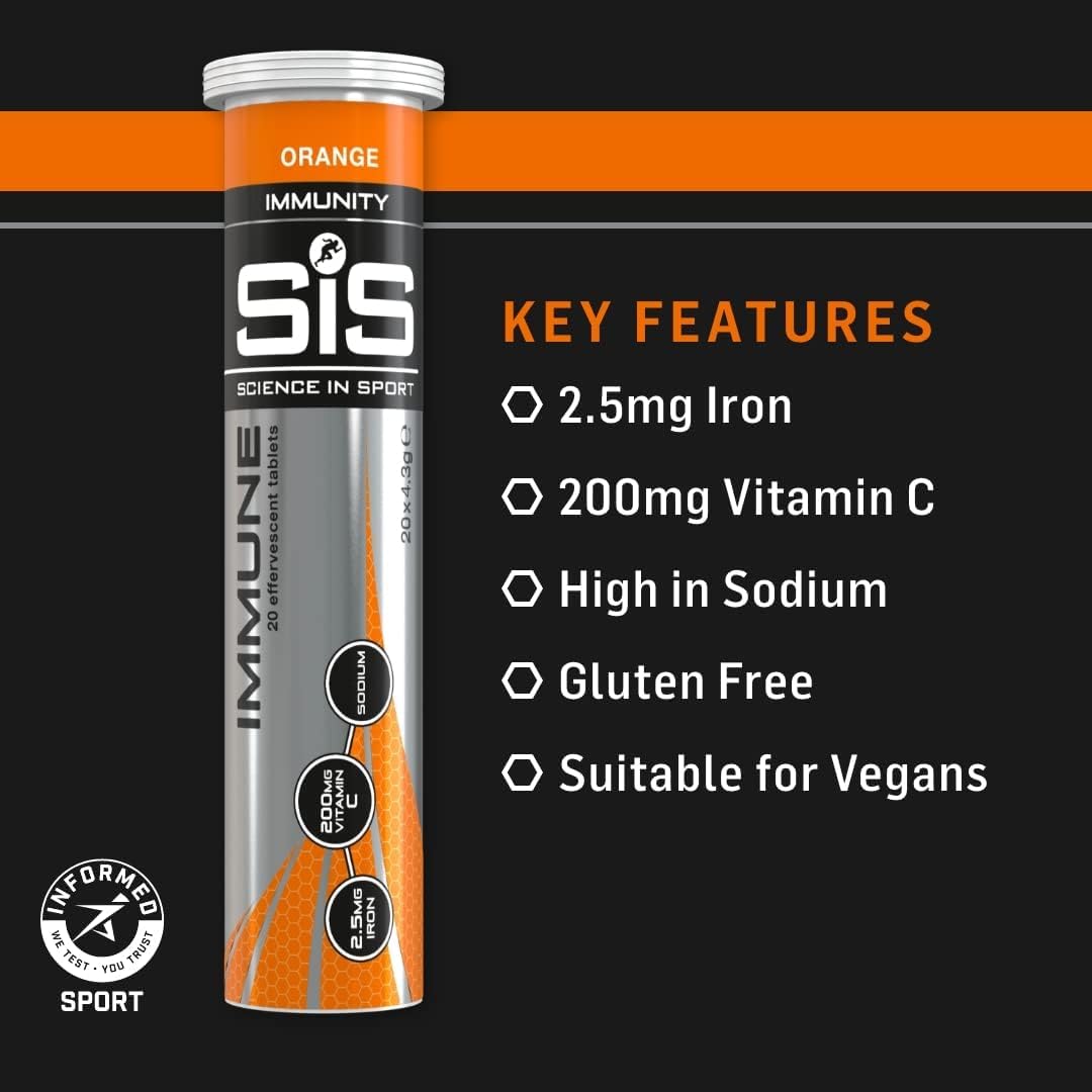 Science In Sport Hydro Hydration Tablets, Gluten-Free, Zero Sugar, Orange Flavour Plus Science in Sport buy supplements canada