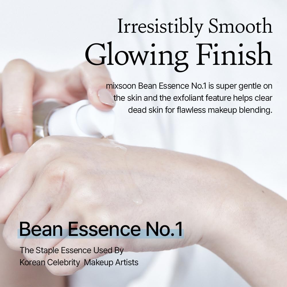 mixsoon Bean Essence Exfoliating, Snail Mucin Moisturizer for Hydrating, Fermented Bean Extract, Gentle Formula mixsoon buy supplements canada