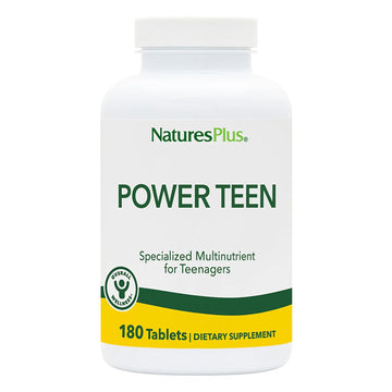 NaturesPlus Source of Life Power Teen - 180 Vegetarian Tablets - Teen Multivitamin with Minerals & Whole Foods for Mental Focus NaturesPlus buy supplements canada