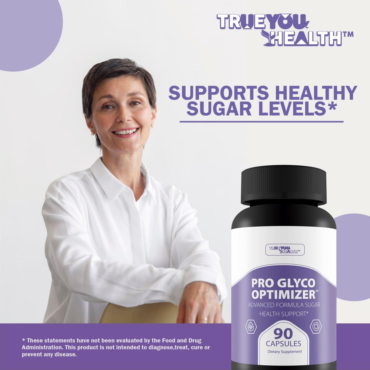 Pro Glyc0 Optimizer - Our Best Sugar Health Support Supplement - Our Best Overall Blood Health & Blood Circulation Support Supplement - Natural Blood Balance Blood Booster Pills True You Health buy supplements canada