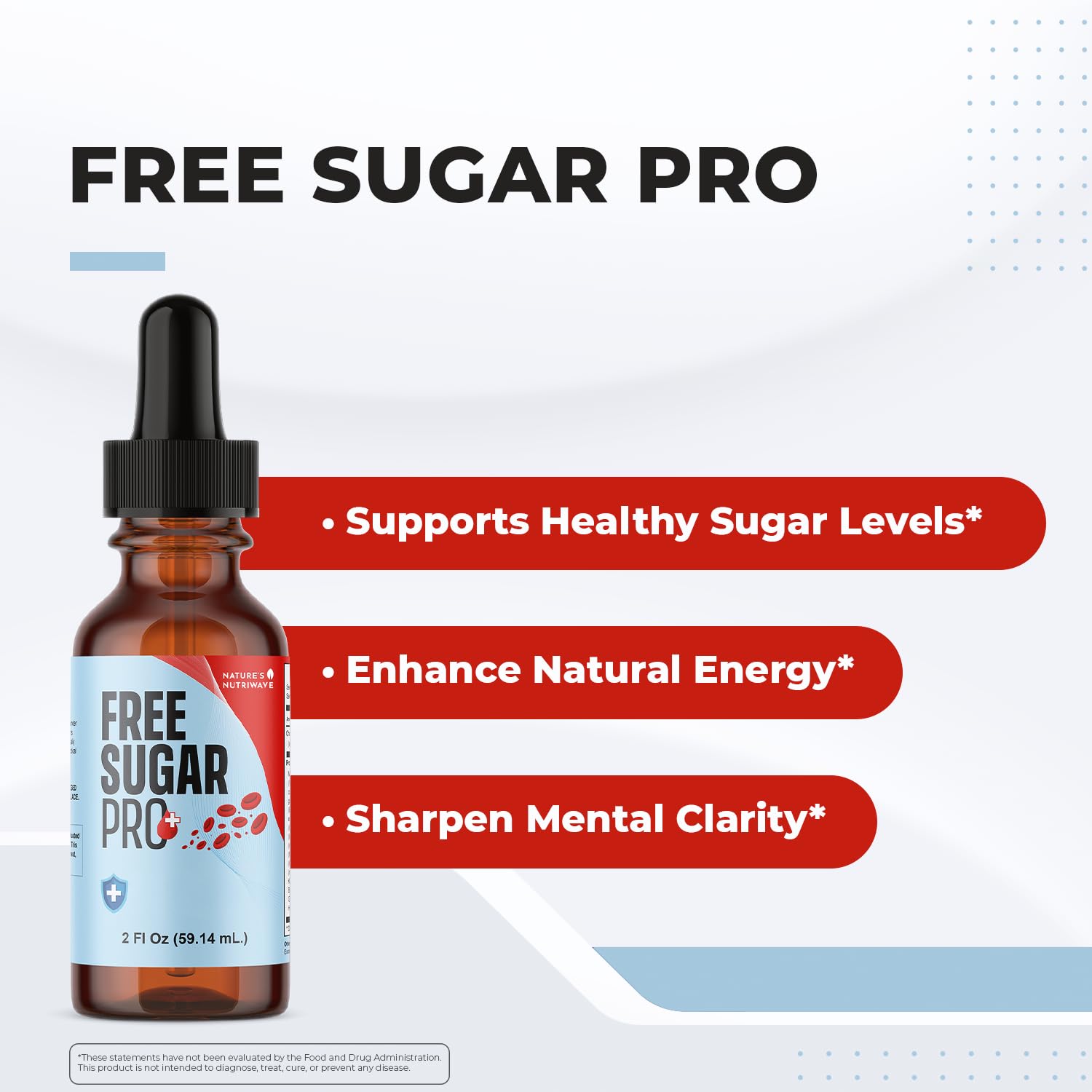 Nature’s NutriWave Free Sugar Pro – Natural Daily Wellness Drops with Chromium & Herbal Blend | Non-GMO | Easy to Use | Made in USA | 30 mL Liquid Supplement, 2 Month Supply Nature’s NutriWave buy supplements canada