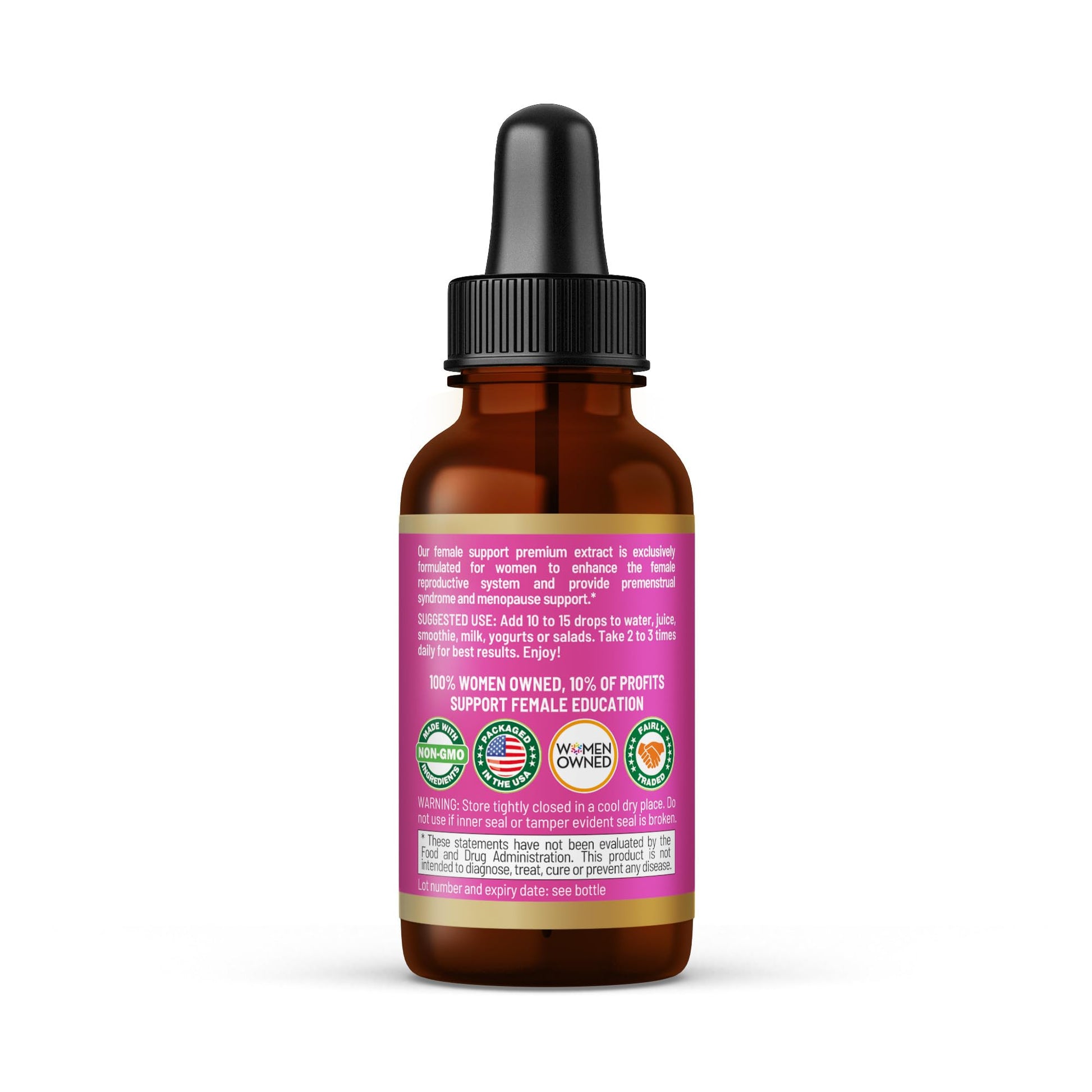 Herbal Goodness Female Support Supplement 1 Fl. oz – Natural Herbal Blend for Women’s Hormonal Health, Energy & Wellness – Adaptogenic Liquid Formula – Non-GMO, Gluten-Free – 1 Bottle Herbal Goodness buy supplements canada