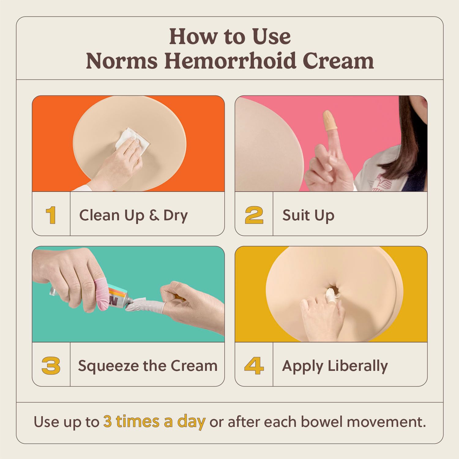 Norms Hemorrhoid Treatment Cream, Max Strength 5% Lidocaine, Rapid Relief for Hemorrhoidal Pain, Swelling, Itching, with Phenylephrine HCL, Aloe & Glycerin – Big Squeeze 2oz Tube Norms buy supplements canada
