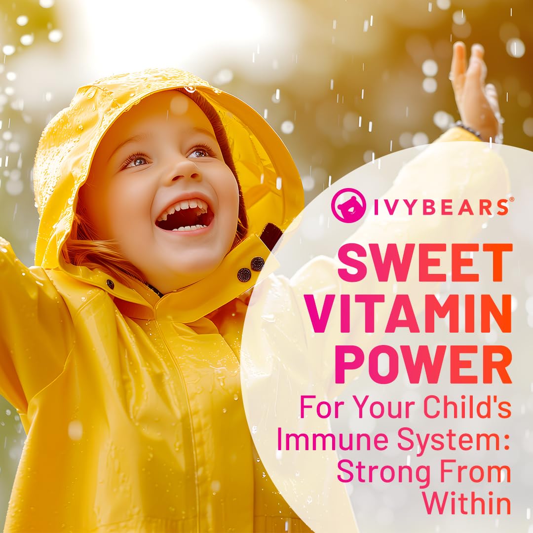 IvyBears® Superpower Kids - Multivitamin Gummies for Immune Support - Strengthen Children's Immune Systems with Vitamins C, D2, B6, A IvyBears buy supplements canada