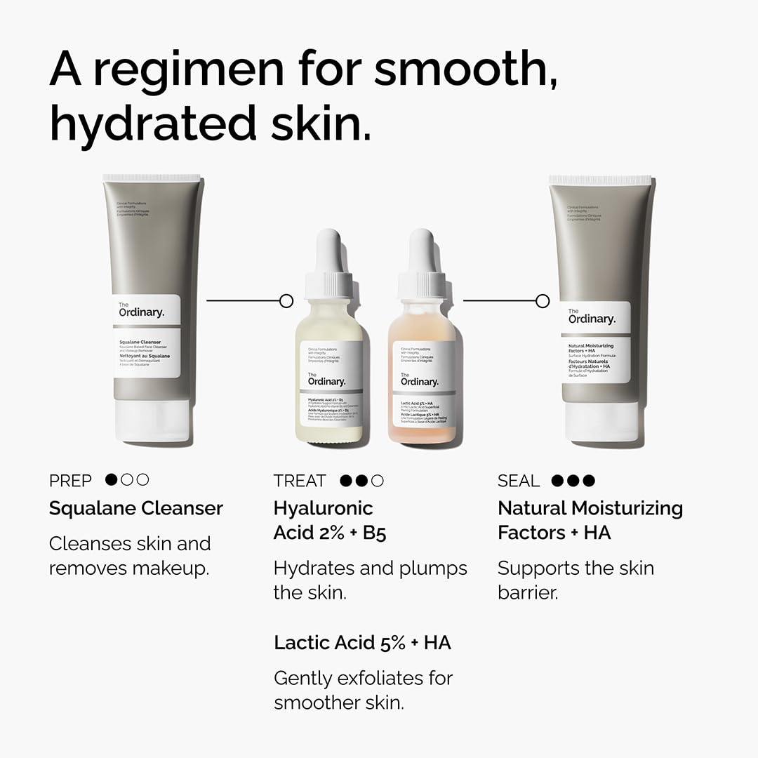 The Ordinary Lactic Acid 5% + Hyaluronic Acid 2%, Gentle Exfoliating Serum for Smoother Skin, 1 Fl Oz The Ordinary buy supplements canada