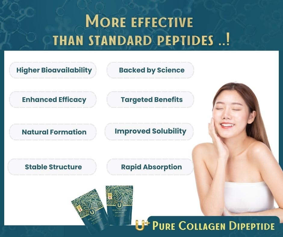 U+ Pure Collagen Dipeptide Supplement - Advanced Hydrolyzed Collagen Powder for Skin, Hair U+ Pure Collagen buy supplements canada