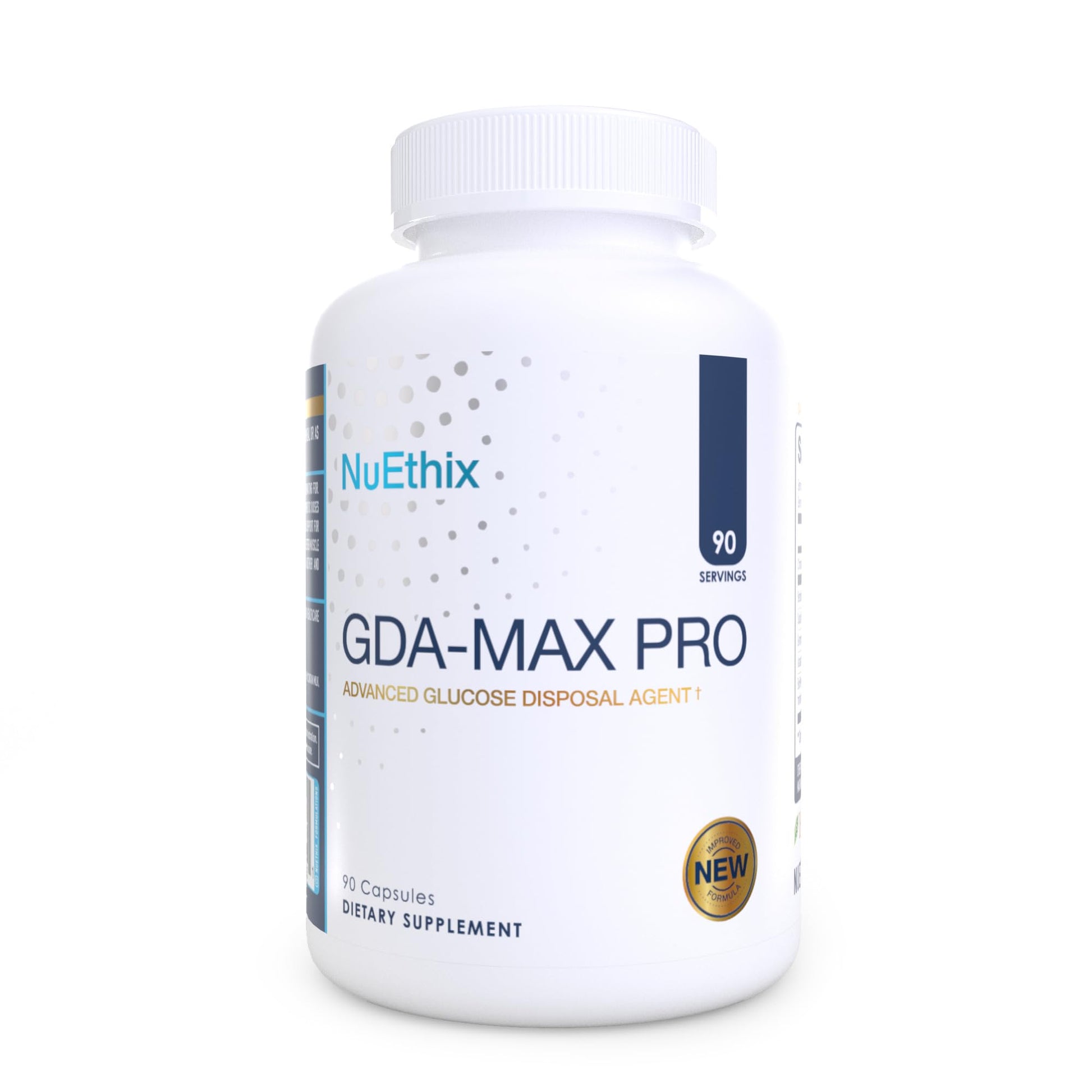 NuEthix Formulations GDA-MAX PRO, Double Berbine HCL Supplement, Supports Glucose Metabolism, Weight Management, Immune Support, Heart Health - Non GMO, Gluten Free, Dairy Free, 90 Count NuEthix Formulations buy supplements canada