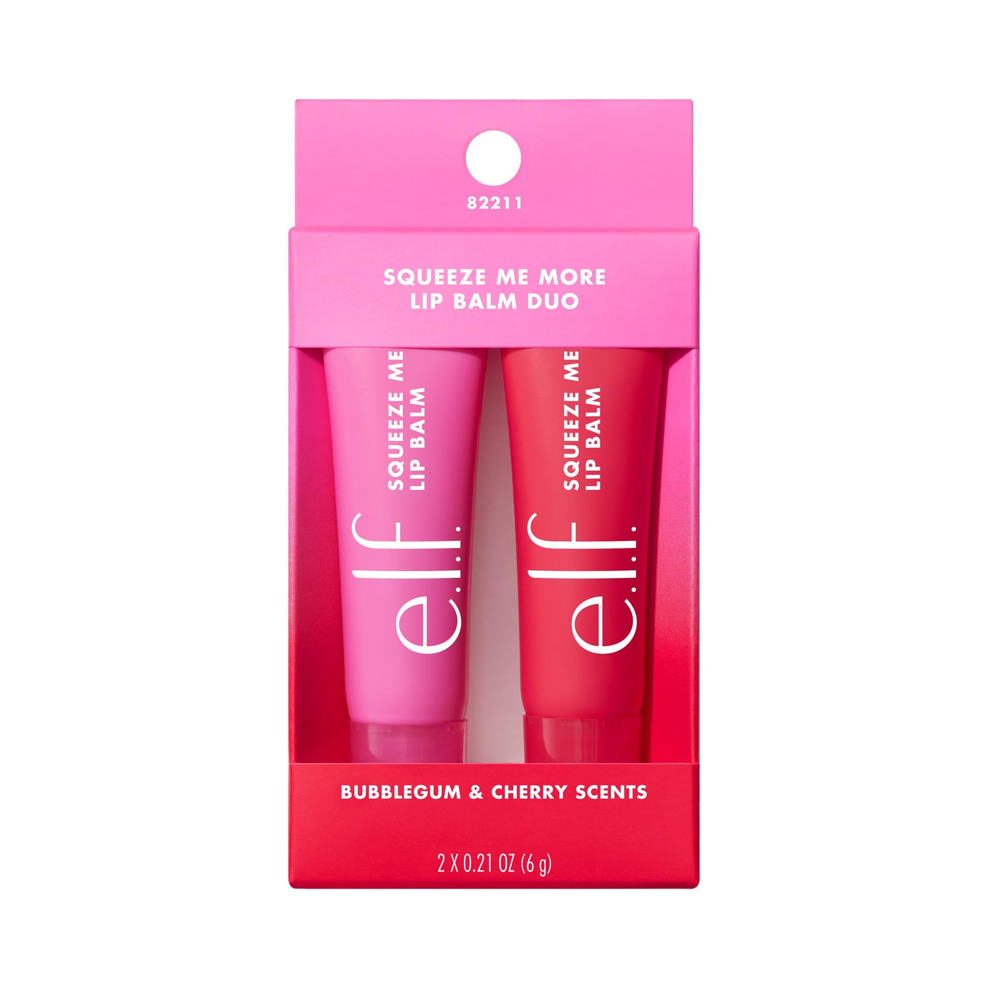 e.l.f. Squeeze Me More Lip Balm Duo, Moisturizing Balm For A Sheer Tint Of Color, Made With Hyaluronic Acid, Vegan & Cruelty-Free, Cherry & Bubblegum e.l.f. buy supplements canada
