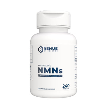 Renue By Science NMN Supplement | 240 Chewable Vegetarian Tablets - 125mg Nicotinamide Mononucleotide per Serving | Lemon Flavour - Manufactured in The USA Third-Party Tested Renue By Science buy supplements canada