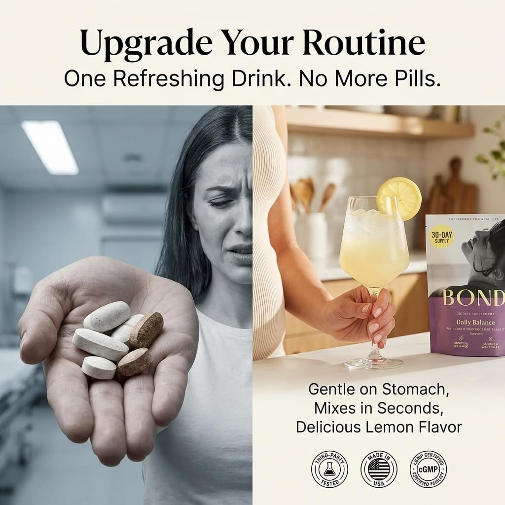 BOND Prenatal Vitamin Drink Mix for Women with Iron, Supports Hormone Balance, Folate & B12 for Energy & Calm Mood, Plant-Based Omega-3 for Cognitive Support, Magnesium, D3, B6, Non-GMO, 30-day Supply BOND buy supplements canada
