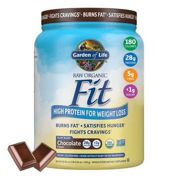 Garden of Life Raw Organic Fit Vegan Protein Powder Chocolate, 28g Plant Based Protein Garden of Life buy supplements canada