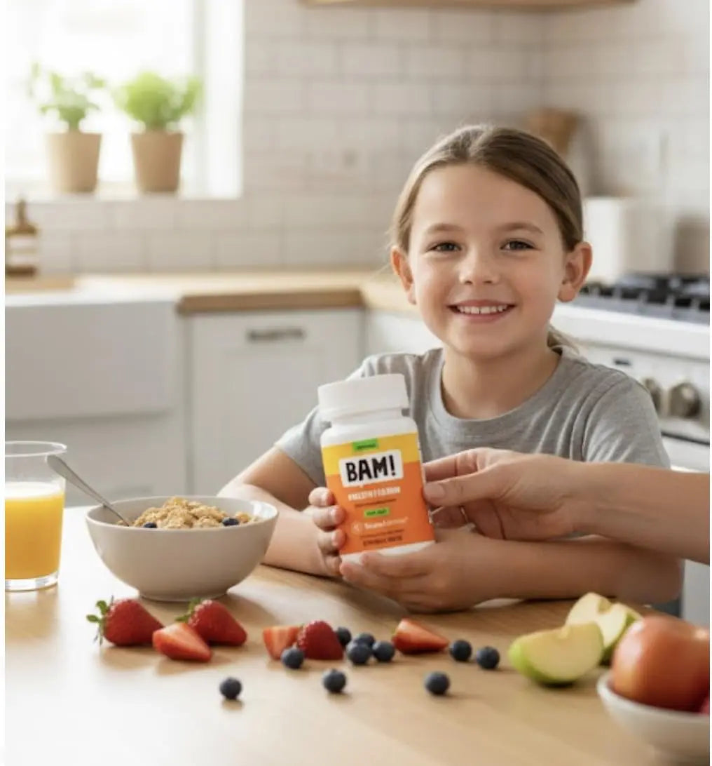 NovaFerrum BAM Chewable Multivitamin for Kids & Adults Ages 4 and Above – Fruit Blast Flavor – 60 Chewable Tablets NovaFerrum buy supplements canada