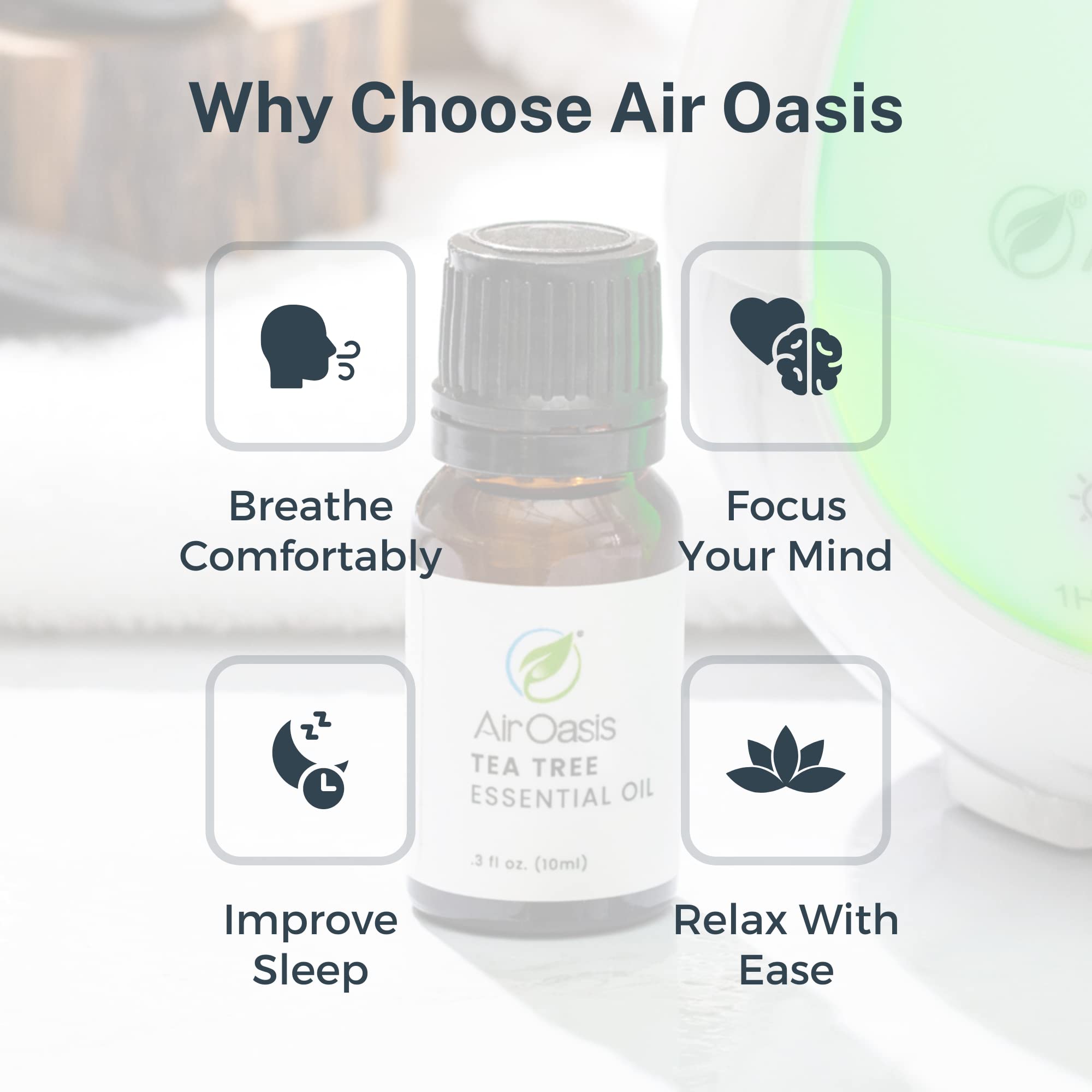 Air Oasis Premium Grade Essential Oils | 100% Pure Essential Oils Perfect for Diffuser, Humidifier Air Oasis buy supplements canada