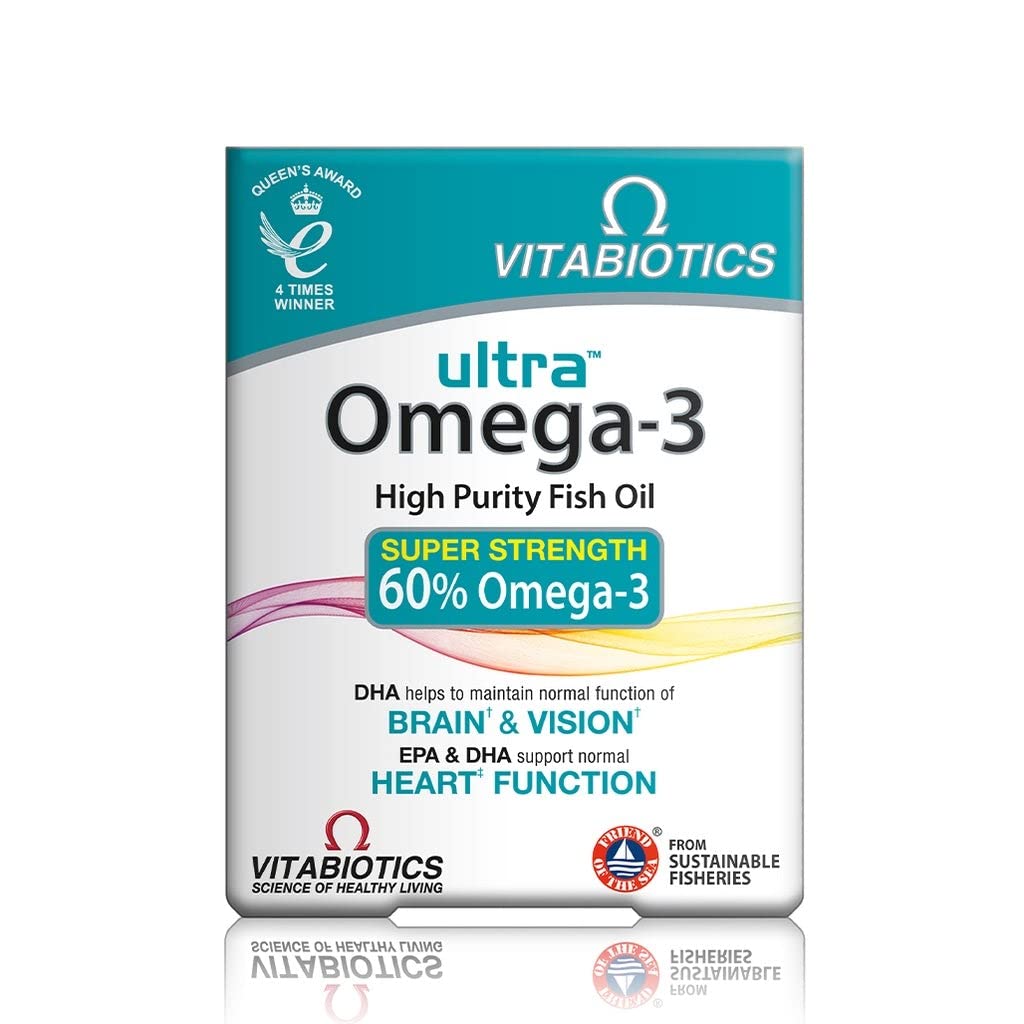 Vitabiotics Ultra Omega-3 Fish Oils Capsules with DHA EPA Nutritional Supplements Vitabiotics buy supplements canada