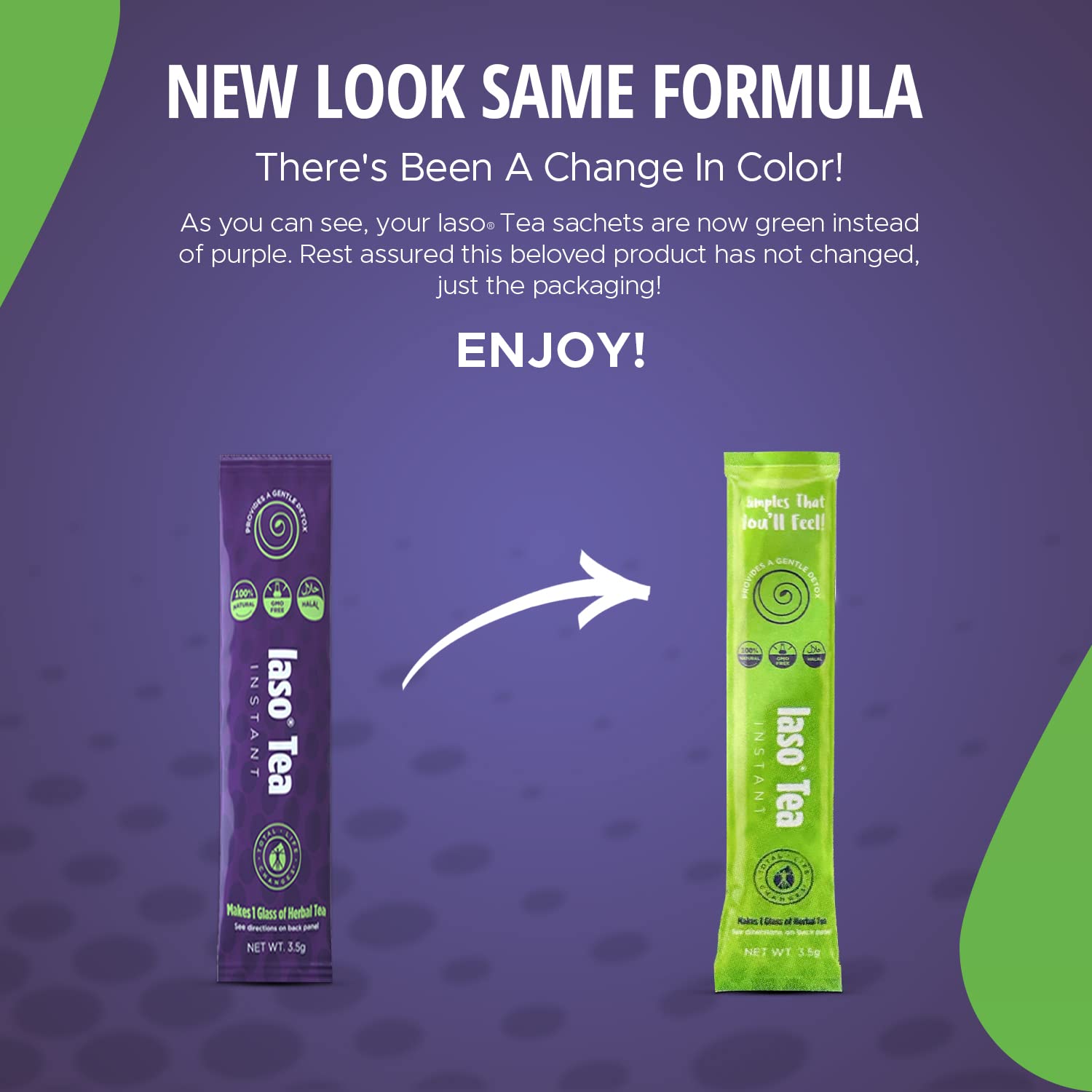 TLC Total Life Changes IASO Natural Detox Instant Herbal Tea - Expiration Date on the Top Total Life Changes buy supplements canada