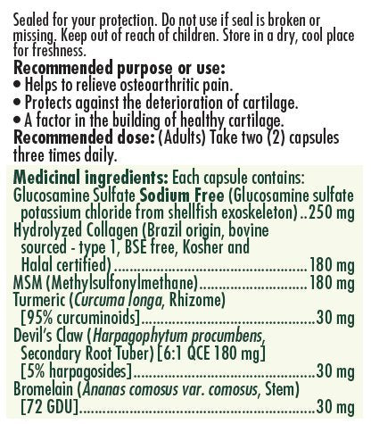 Nutri Flex Complete Joint Care Formula (180 Capsules) Nutri-Flex NutriFlex Brand: Naka NAKA buy supplements canada