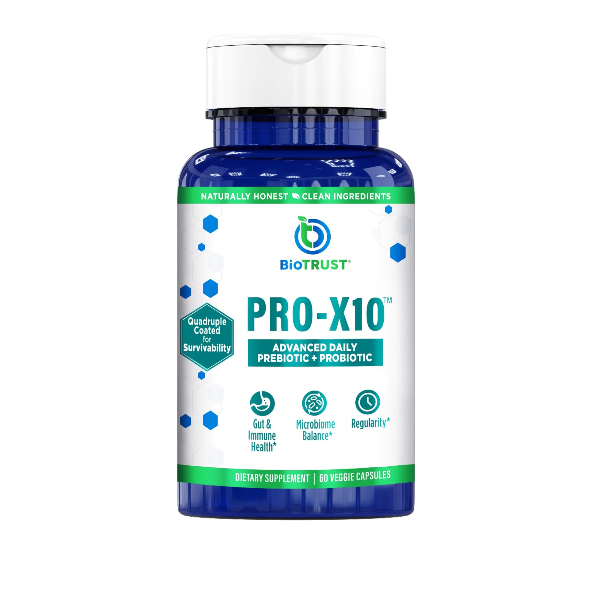 BioTrust Pro-X10 2.0 Probiotic Supplement - Probiotics for Digestive Health with Prebiotics - Immune System Support and GI Health BioTrust buy supplements canada