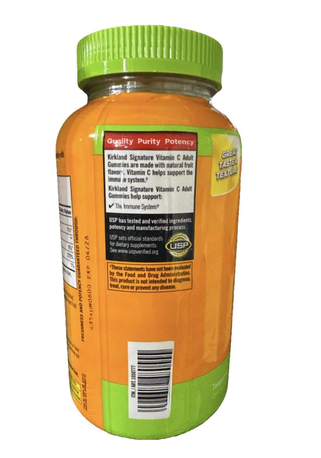 Kirkland Signature Vitamin C Adult Gummies 250 mg, 180 Count KIRKLAND buy supplements canada