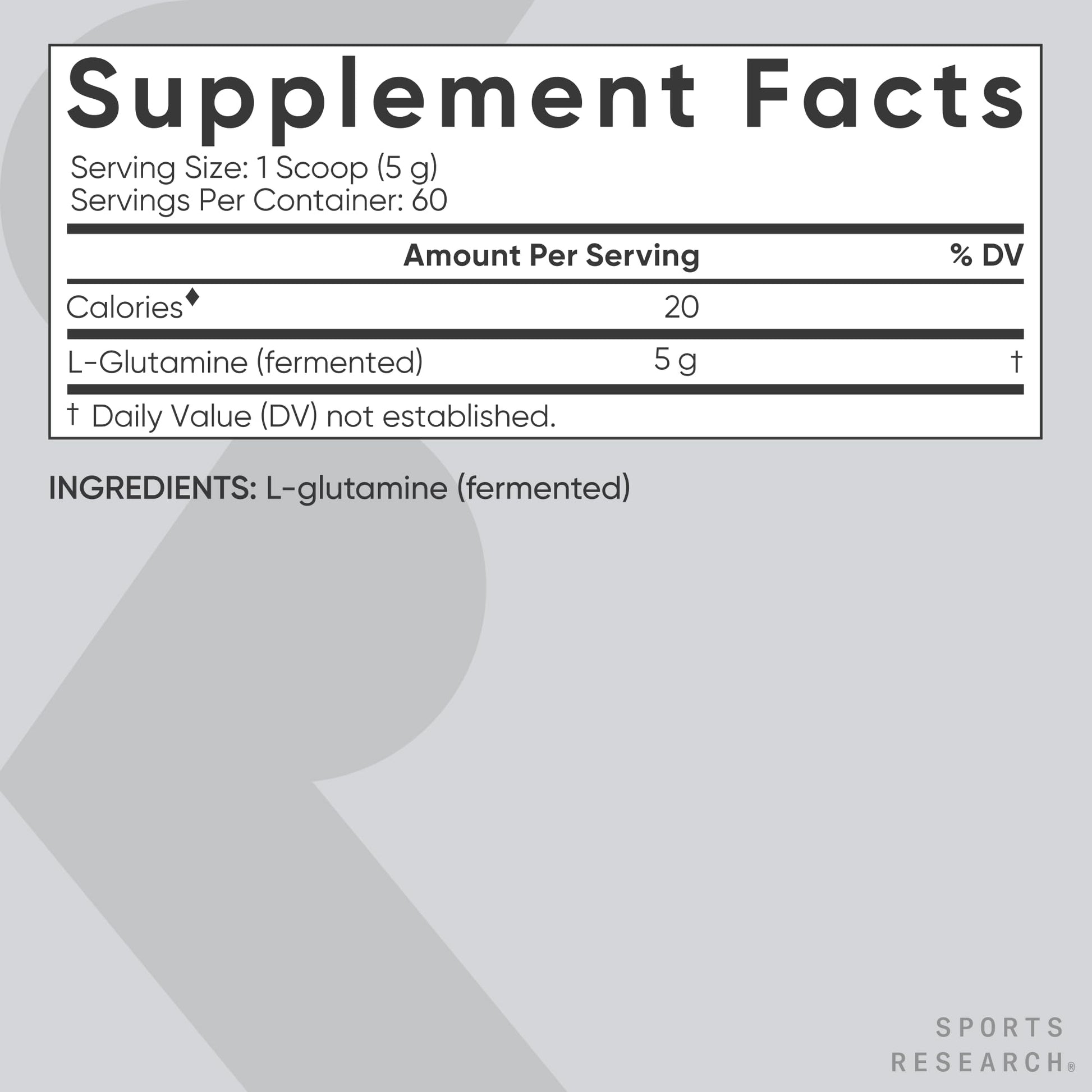 Sports Research L-Glutamine - Workout Recovery, Immune Health & Gut Health Support - 5 G Per Serving - 10.58 Oz Sports Research buy supplements canada