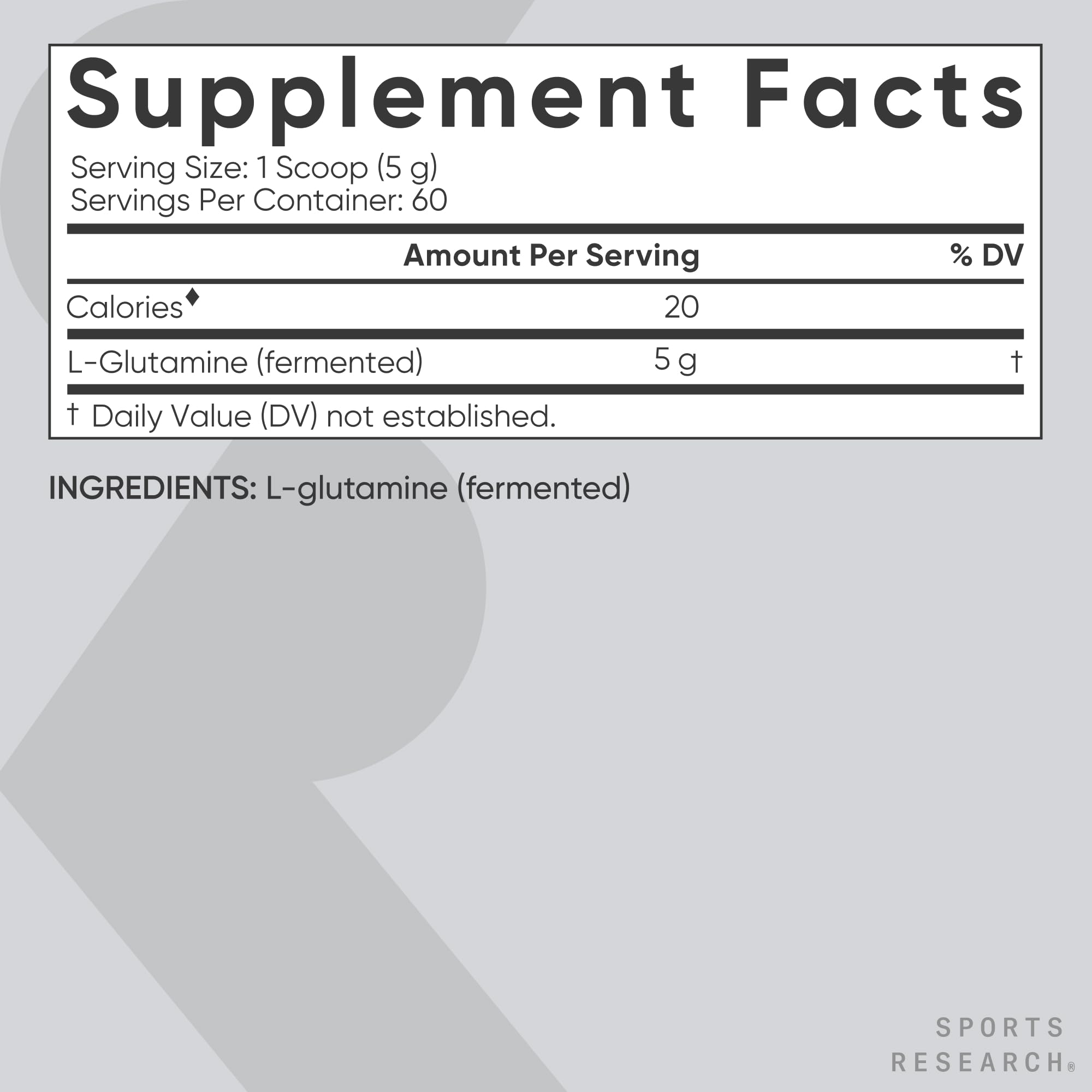 Sports Research L-Glutamine - Workout Recovery, Immune Health & Gut Health Support - 5 G Per Serving - 10.58 Oz Sports Research buy supplements canada