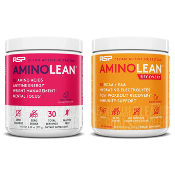 RSP NUTRITION AminoLean Pre Workout Energy (Fruit Punch 30 Servings) with AminoLean RSP NUTRITION buy supplements canada