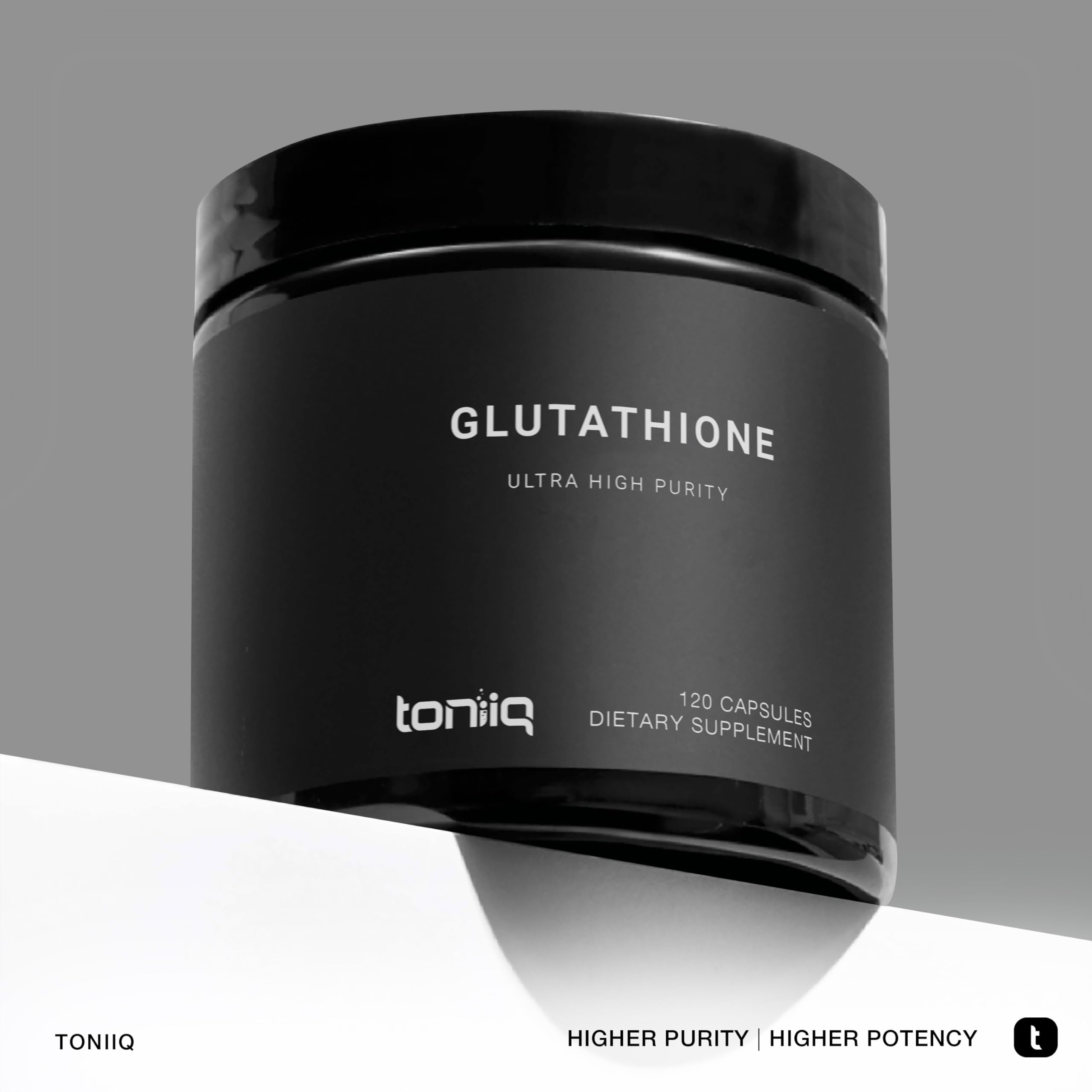Toniiq Ultra High Strength Glutathione Capsules - 1000mg Concentrated Formula - 98%+ Highly Purified and Bioavailable - Non-GMO Fermentation - 120 Capsules Reduced Glutathione Supplement Toniiq buy supplements canada