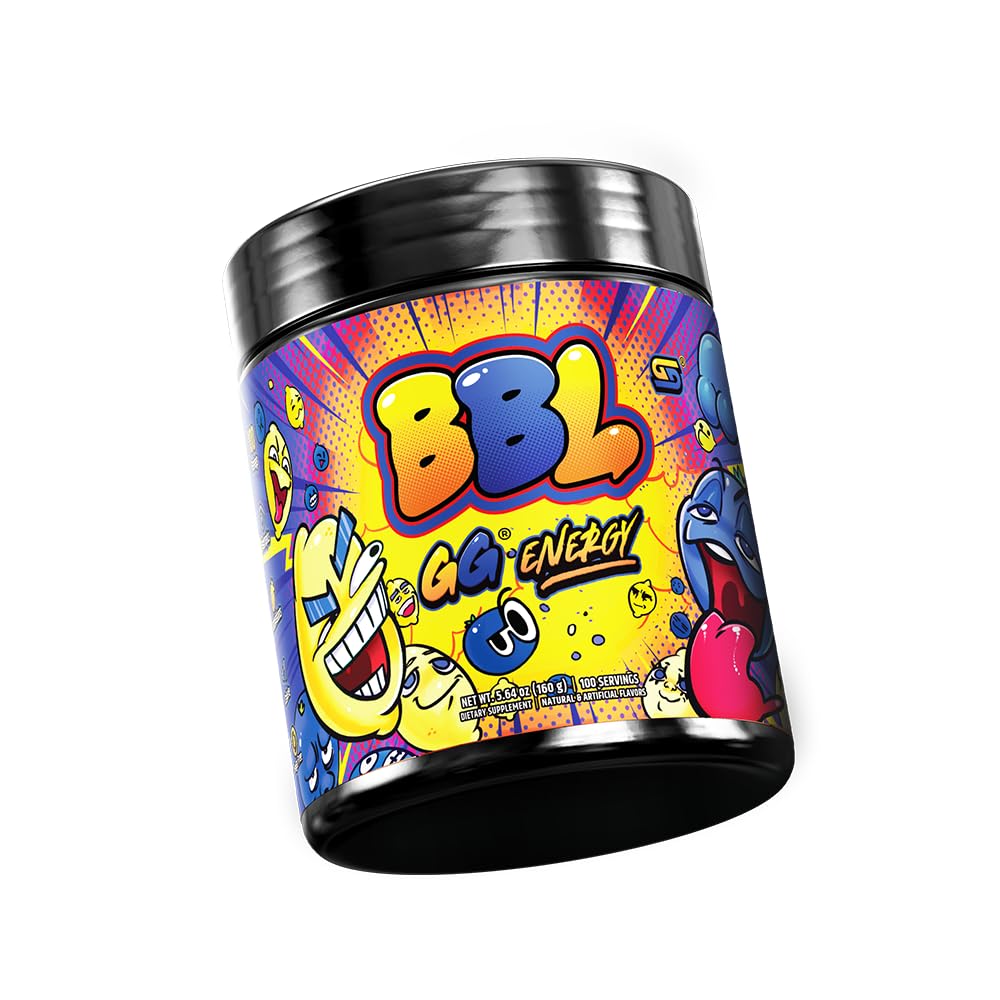 Gamer Supps GG Energy - BBL by Clooless (100 Servings) - Keto Friendly Gaming Energy and Nootropic Blend, Sugar Free + Organic Caffeine + Vitamins + Immune Support, Powder Drink Gamer Supps buy supplements canada