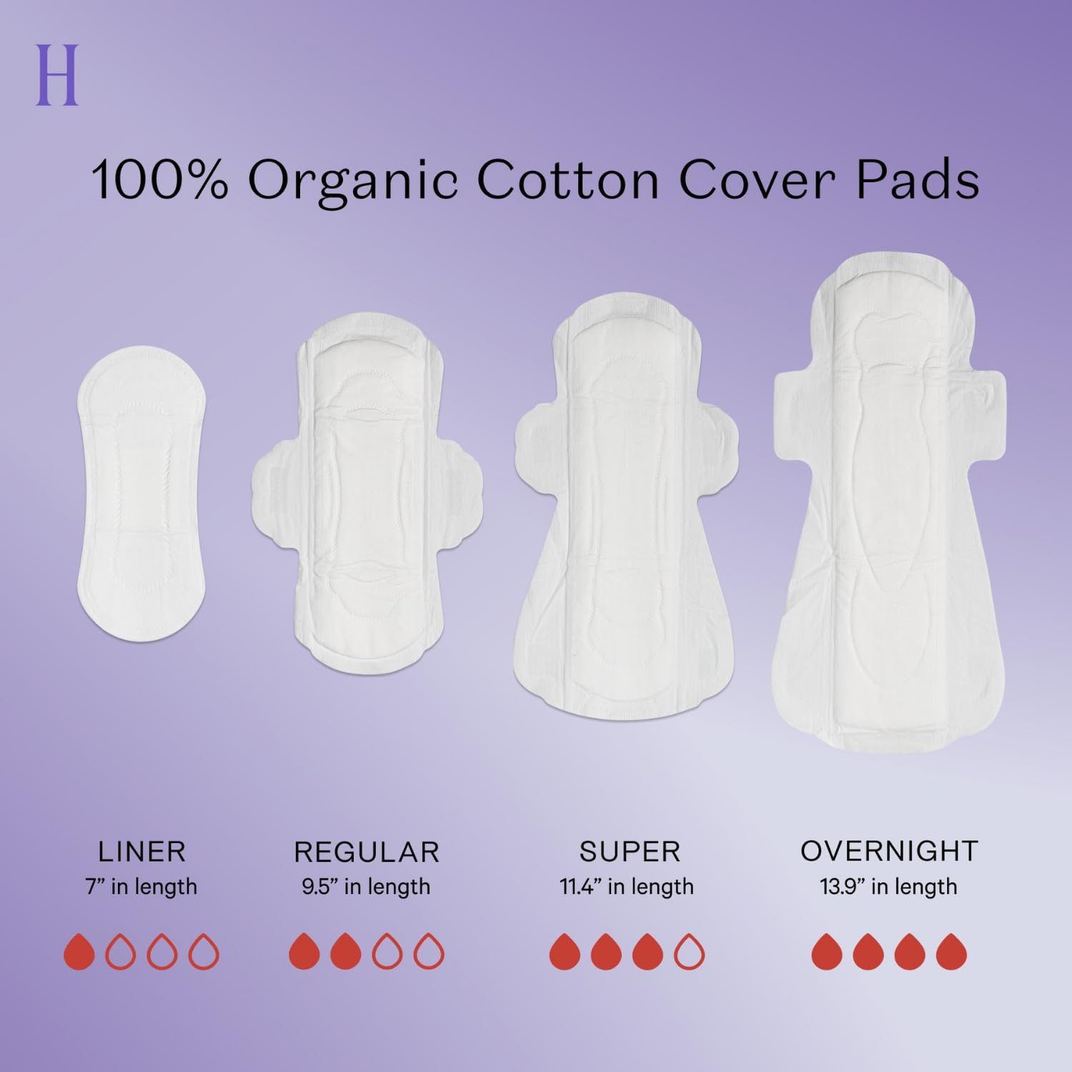 The Honey Pot Company - Non-Herbal Regular Flow Pads with Wings - Organic Pads for Women The Honey Pot Company buy supplements canada