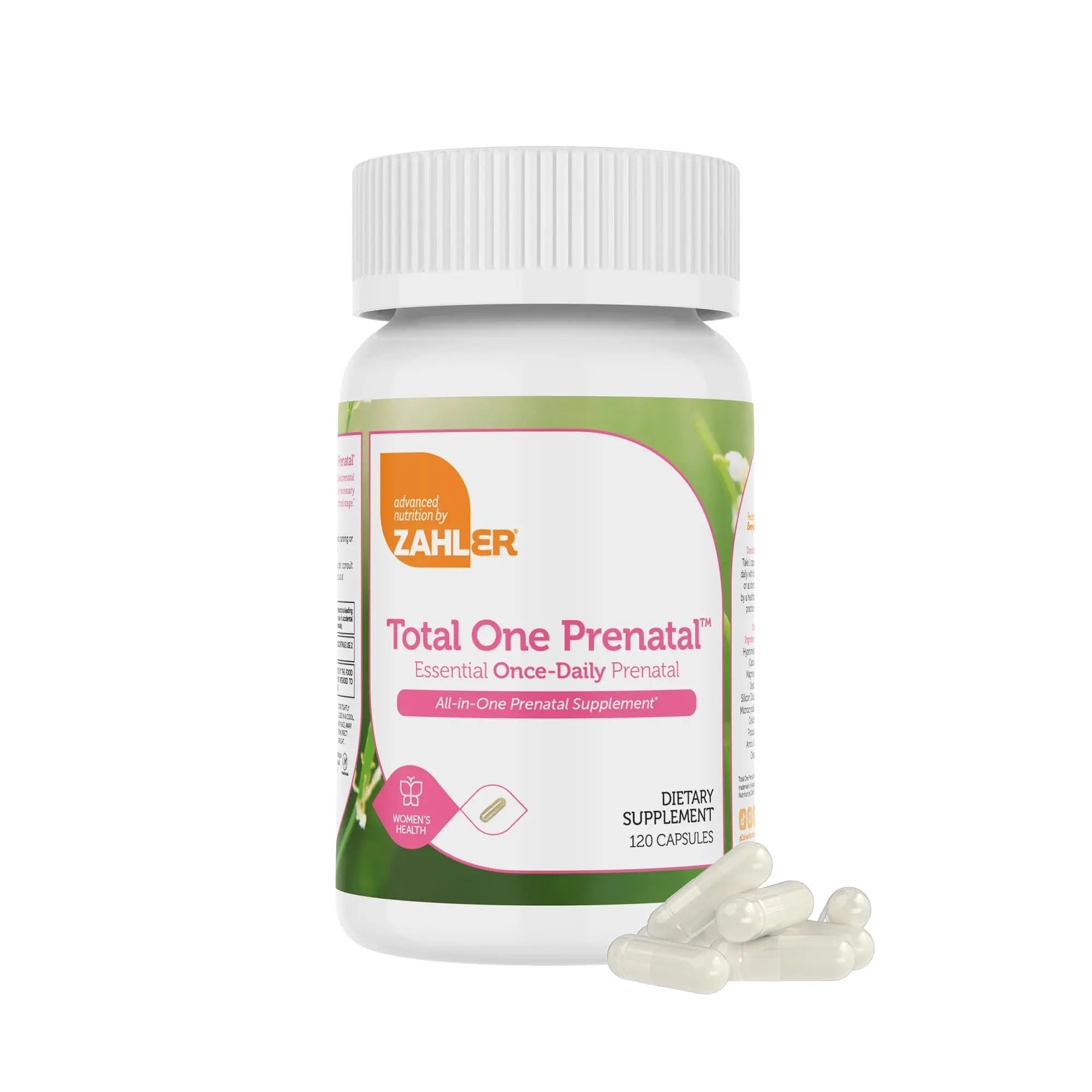 Zahler - Total One Prenatal Vitamins for Women (120 Count) Daily Multi Vitamin Prenatals with Folic Acid, Iron, Zinc Zahler buy supplements canada