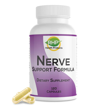 RHP Nerve Support Formula. Nutritional Support of Neuropathy, Nerve Relief from Aches, Nerve Pain & Discomfort. B-Complex with Benfotiamine and Methyl B12. 120 Capsules RHP buy supplements canada