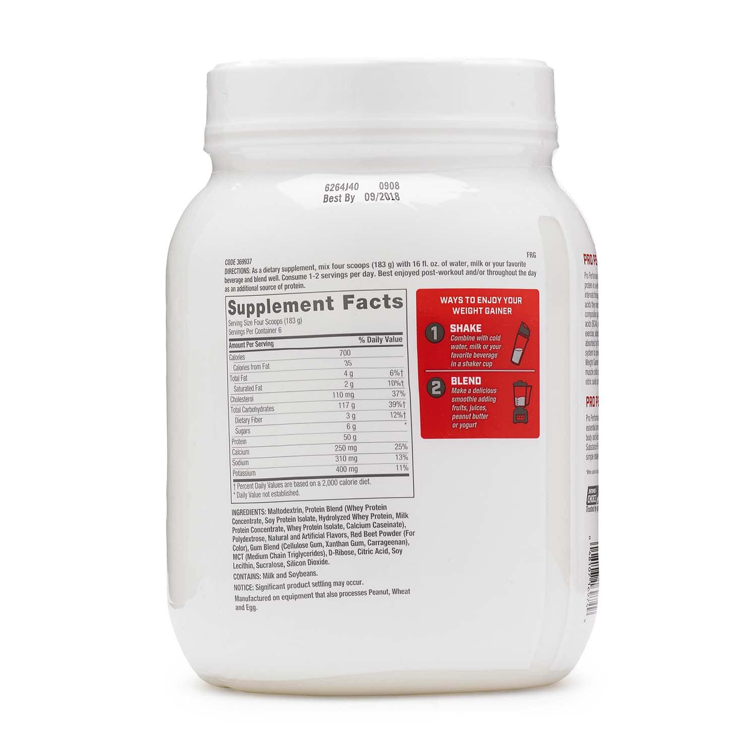 GNC Pro Performance Weight Gainer - Strawberries and Cream, 6 Servings, Protein to Increase GNC buy supplements canada