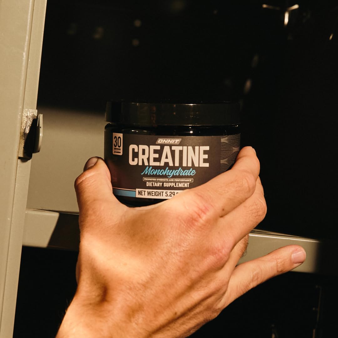 ONNIT Creatine Monohydrate Powder, IGEN(TM) Non-GMO Tested 5g Premium Creatine for Muscle Strength, Power and Lean Mass, Supports Brain Health ONNIT buy supplements canada