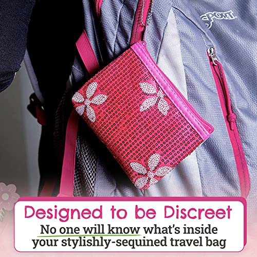 First Period Kit To-go! - Organic Biodegradable Tween Pads & Liner - Period Bags for Teen Girls Be Prepared. Period. buy supplements canada