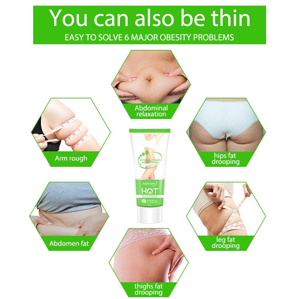 Hot Cream, Cellulite Slimming & Firming Cream, Abdominal Fat Burner, Deep Tissue Massag AIQIUSHA buy supplements canada