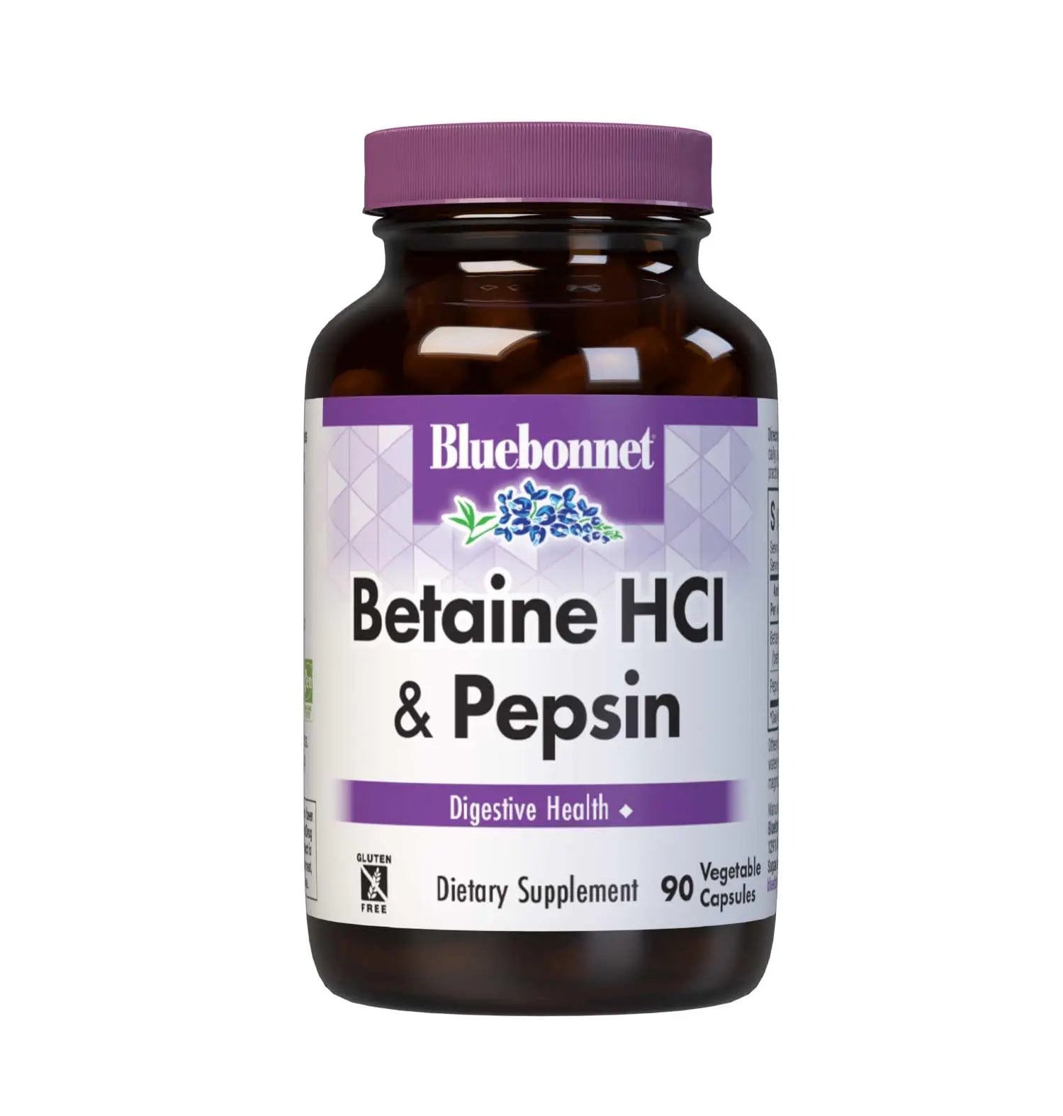 BlueBonnet Betaine HCI Plus Pepsin Vegetarian Capsules, 90 Count BlueBonnet buy supplements canada