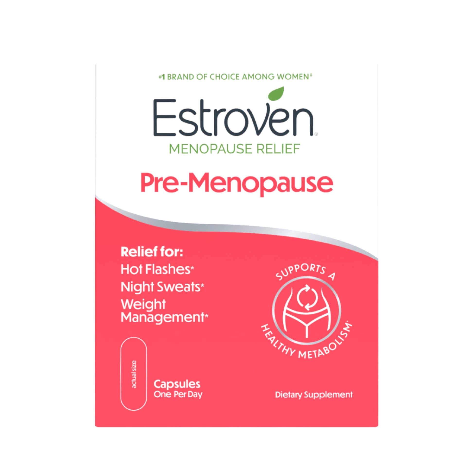 Estroven Pre-Menopause Relief, 30 Ct., Clinically Proven Ingredients, Provides Menopause Relief plus Night Sweats & Hot Flash Relief, Drug-Free or Estrogen Free Estroven buy supplements canada