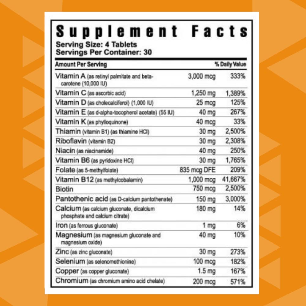 Youngevity Beyond Tangy Tangerine 2.0 Multi-Vitamin & Mineral Complex - Made with Natural & Whole Foods | 160,000 ORAC | 120 Tablets | 1 Bottle Youngevity buy supplements canada