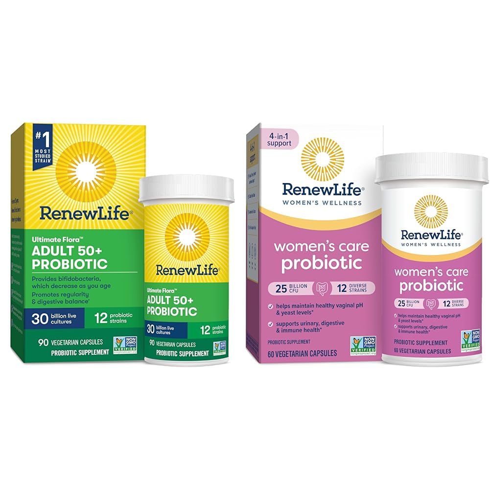 Renew Life Probiotic Adult 50 Plus Probiotic Capsules, Daily Supplement Supports Urinary Renew Life buy supplements canada