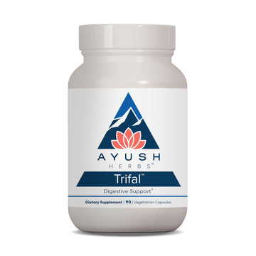 Ayush Herbs Trifal Digestive Support with Amla - Triphala Supplement for Women & Men, Promotes Balanced Digestion, Antioxidant Rich, Made with Organic Ingredients - 90 Vegetarian Capsules (1 Count) Ayush Herbs buy supplements canada