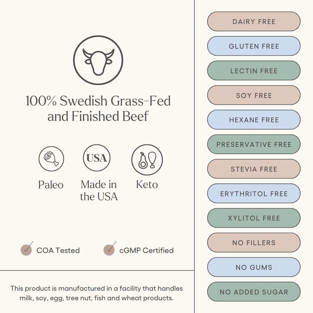 Be Well by Kelly Chocolate Grass-Fed Beef Protein Powder, 24G of Protein & 1G Net Carbs (3 Ingredients, 30 Servings) 9 Amino Acids + 3 BCAAs No Soy, No Dairy, Stevia-Free, No Sugar Added 1.87lb 849g Be Well by Kelly LeVeque buy supplements canada